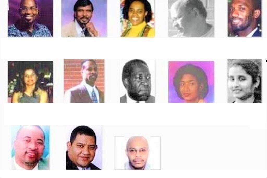 These are the 13 T&T born victims of the 911 terror attack in the US in 2001.jpg